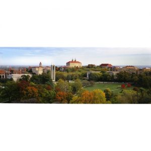 University of Kansas Skyline Painting of Campus