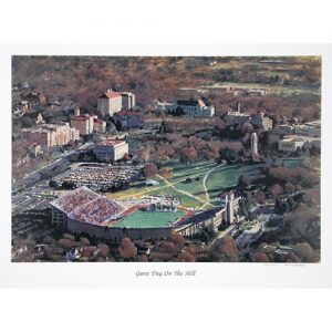 Aerial View of KU Football Field & Campus