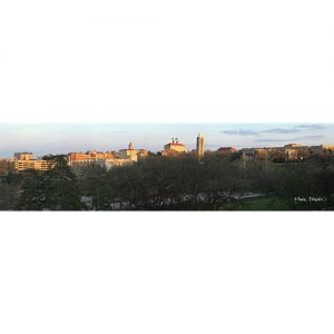 Panoramic Painting of University of Kansas' Campus