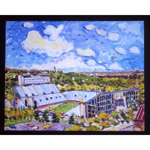 Memorial Stadium at University of Kansas Print