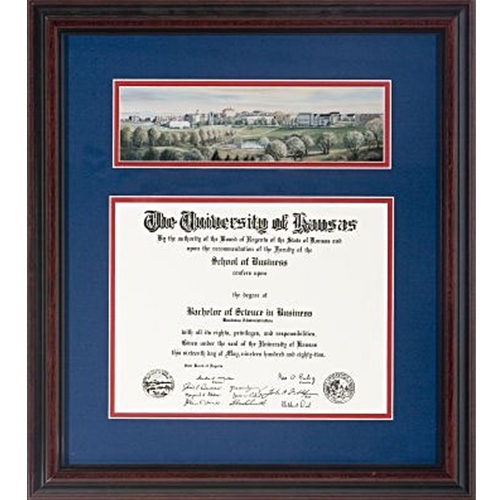 Antique University of Kansas Diploma