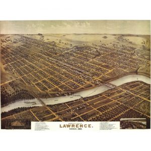 Larwrence Kansas Collectible Maps