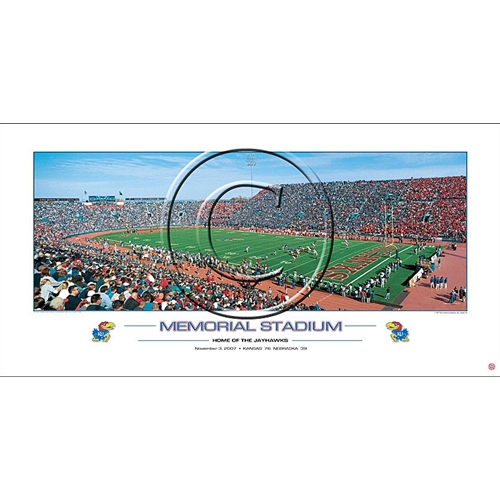 KU Memorial Stadium Collectible Print