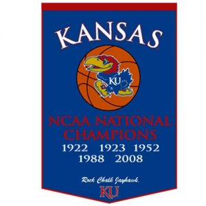 University of Kansas Basketball National Champiionship Banner