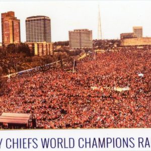 Kansas City Chiefs World Champions Rally Poster- framed