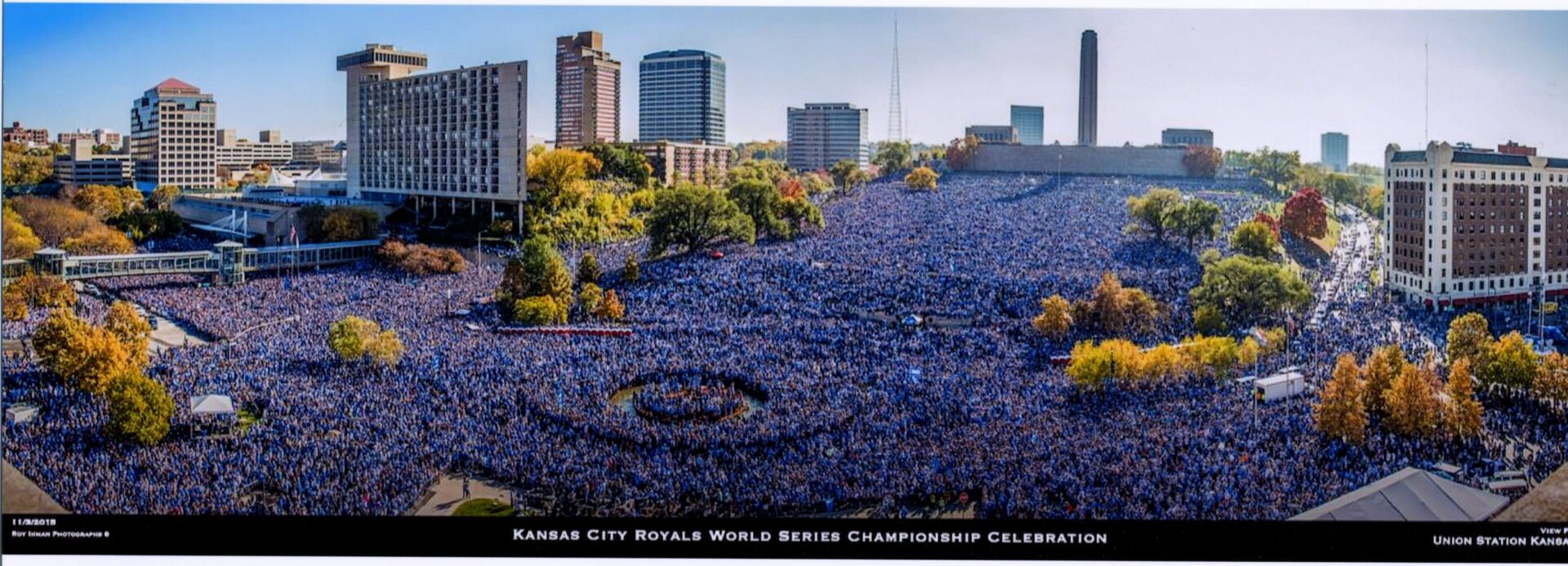 Kansas City Royals World Series Championship Celebration-----framed