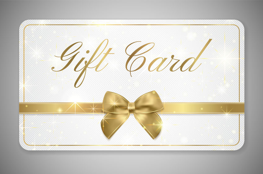 Image of a gift card 
