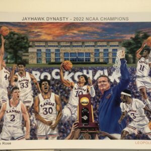 Jayhawk Dynasty 2022 NCAA Champions poster