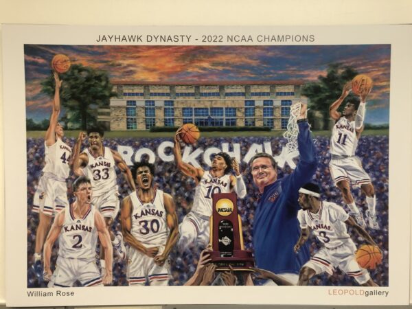 Jayhawk Dynasty 2022 NCAA Champions poster